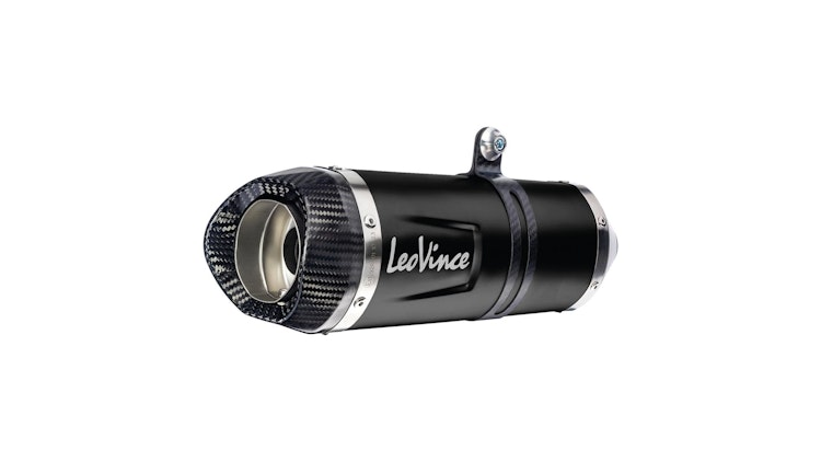 LeoVince SLIP-ON Edelstahl SBK LV ONE EVO CF MOTO 800 MT SPORT/TOURING -für HUSQVARNA 901 NORDEN - für KTM 790/890 ADVENTURE L/R/RALLY Schwarz