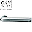 Vorschaubild GRIFFWERK Griffpaar für Schlosskasten ANTONELLA K3- Edelstahl poliert/ matt