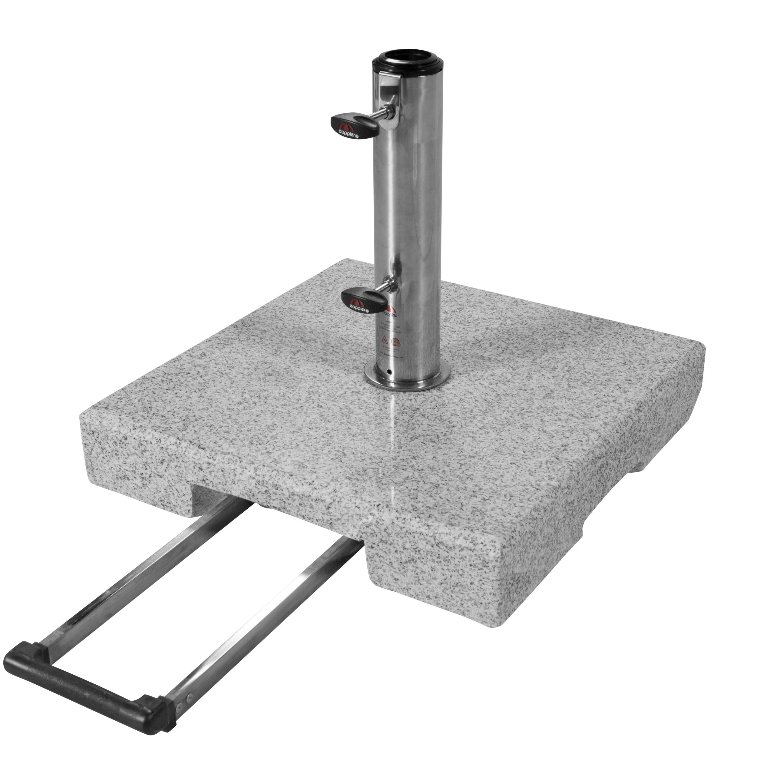 doppler Granitsockel ACTIVE Trolley 40 kg, Hellgrau