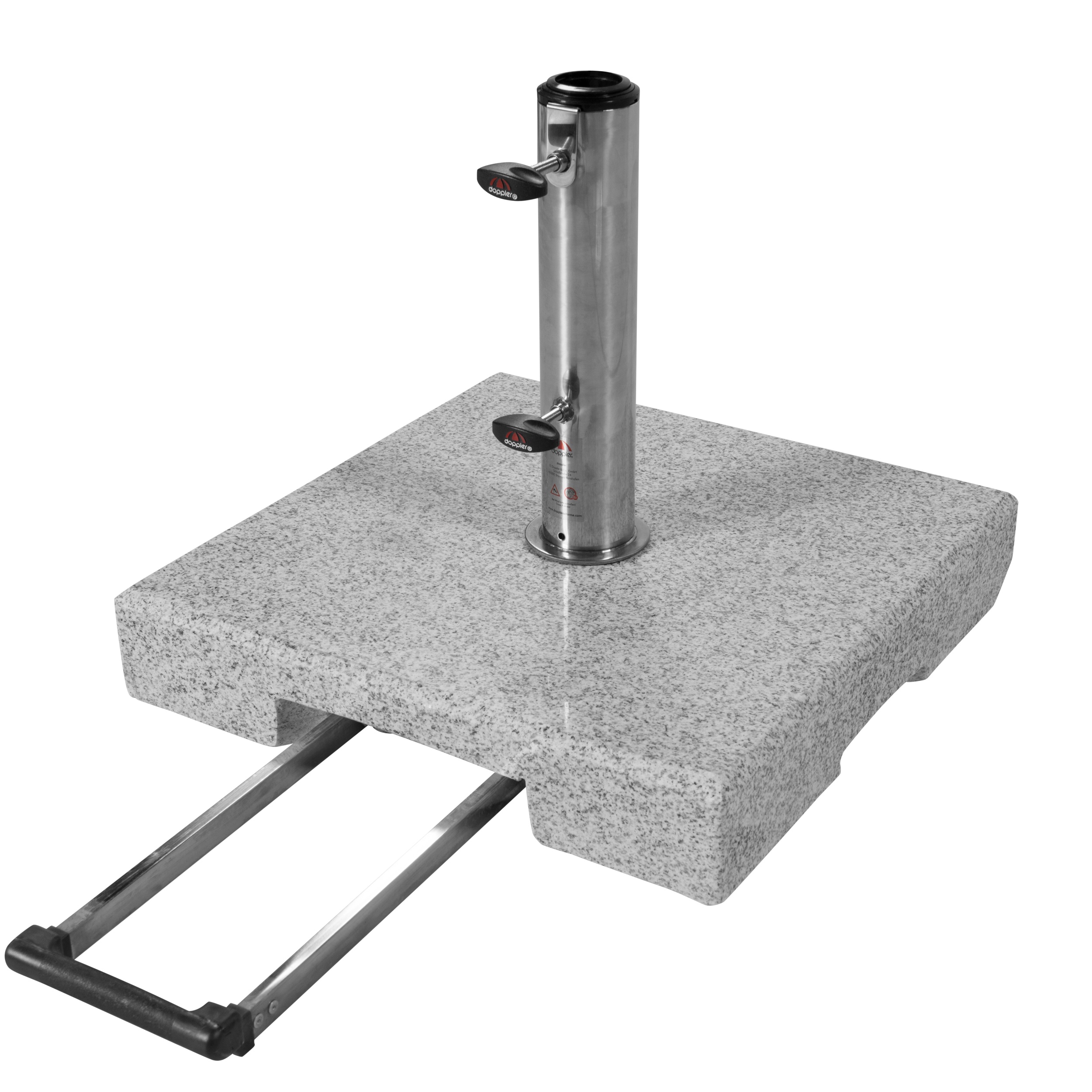 doppler Granitsockel ACTIVE Trolley 40 kg, Hellgrau