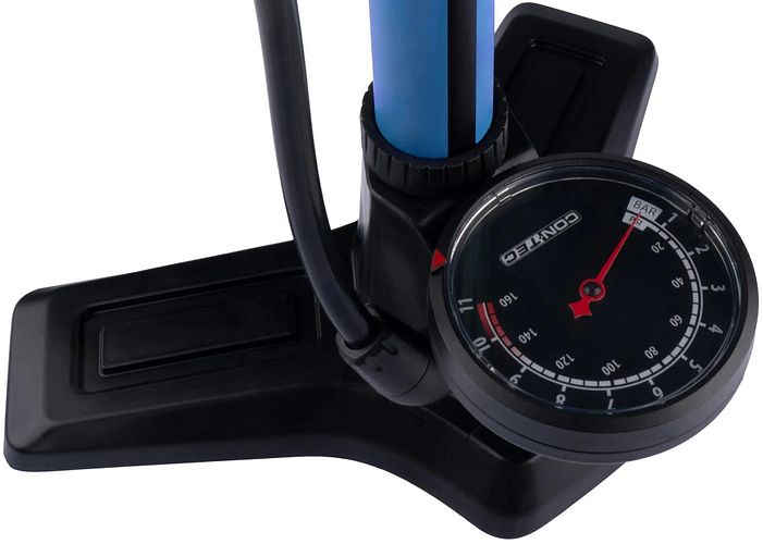 CONTEC Standpumpe Air Support Twist schwarz/blau