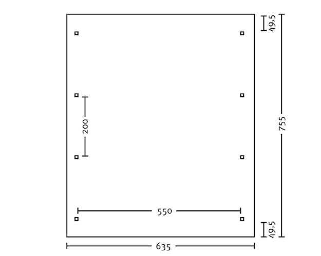 Skan Holz Franken - Bogendach Doppelcarport aus Leimholz Breite 635 cm