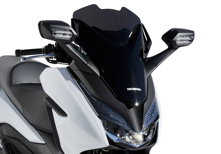 ERMAX Scooterscheibe Sport Acrylic durchsichtig Schwarz getönt für HONDA Forza 300