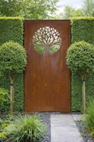 Badeko Parawand „Lebensbaum“ in Edelrostoptik