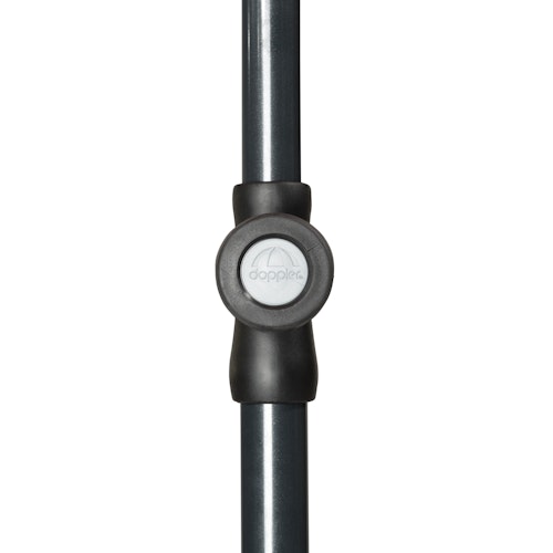 doppler Mittelmastschirm SUNLINE 225 x 120 Waterproof, Stahl Anthrazit / 100 % Polyester 180 g/m²