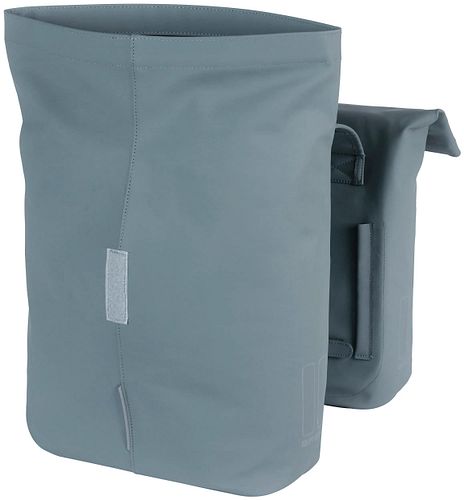 Basil City Double Pannier Bag Doppeltasche blau