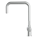 Vorschaubild NIEDERDRUCK 3 Wege Wasserhahn Küchenarmatur, Edelstahl Massiv, 360° schwenkbarem N-Auslauf, Gebürstet