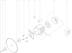 Metabo BKS-MOTOR - 3,10 WNB