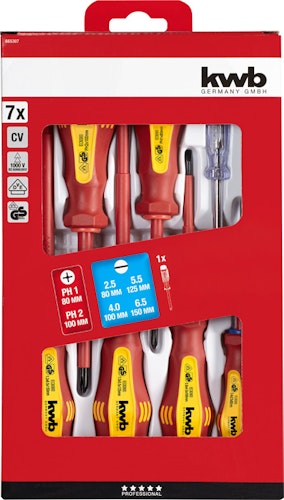 kwb Schraubendr. Satz VDE 7tg 665307