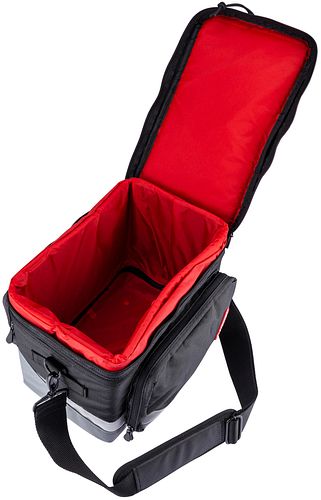 Pletscher Basilea Gepäckträgertasche schwarz/grau