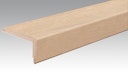 Vorschaubild MEISTER Treppenkante Parkett L-Profil 2150 x 13 mm 9012 Eiche lebhaft cremeweiß ultramattlackiert