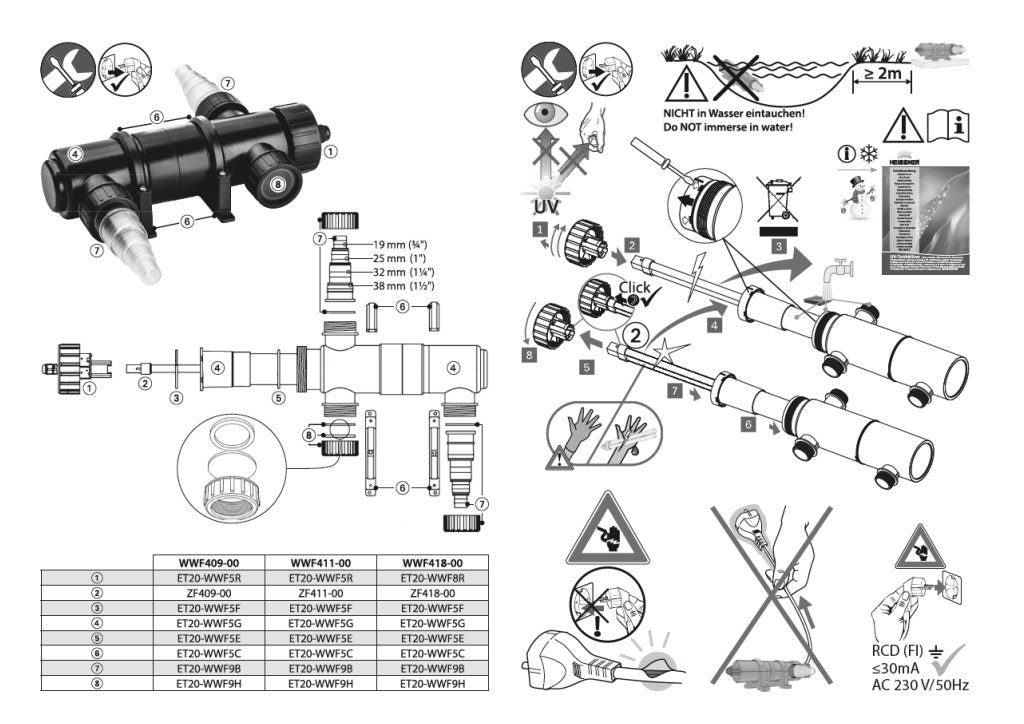 Explosionszeichnung Ersatzteile