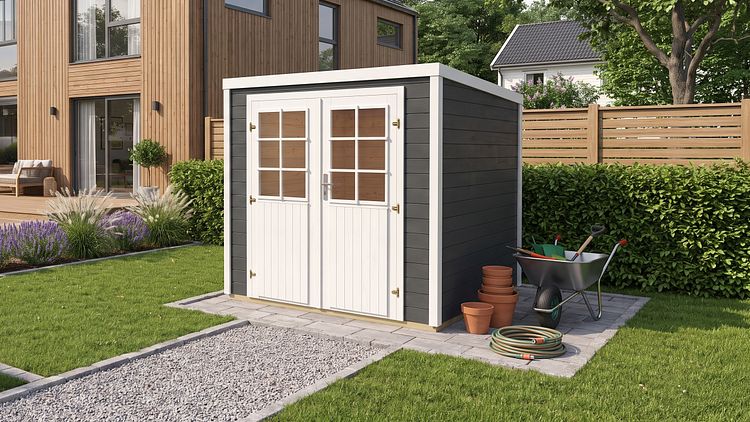 Weka Gartenhaus Lugo mit Doppeltür - 19 mm