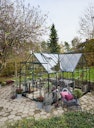 Halls Gewächshaus Garden Room - 12,9 m² inkl. gratis Fundamentrahmen & Fallrohrset