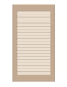 Vorschaubild OSMO Lamellentüre mit offenen Lamellen - ohne Querrahmen
