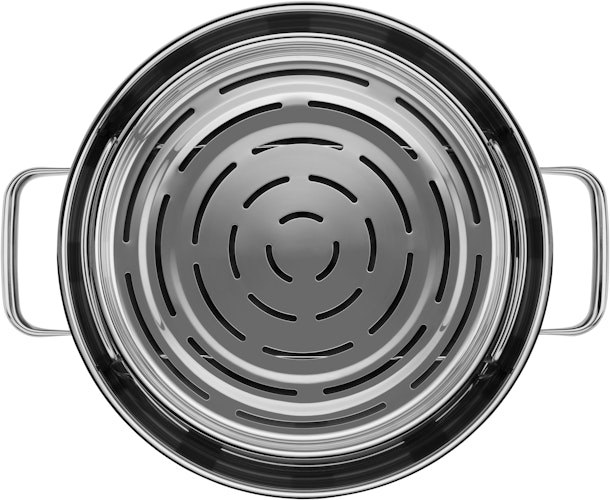 WMF Vitalis Aroma-Dampfgarer rund Ø 28 cm ca. 5l mit Glasdeckel