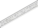 OSMO ALU Dekor Triangel 19x277, 184cm Alu Anthrazit