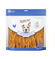 DOKAS Hühnerbrust in Streifen Hundesnack 900 Gramm