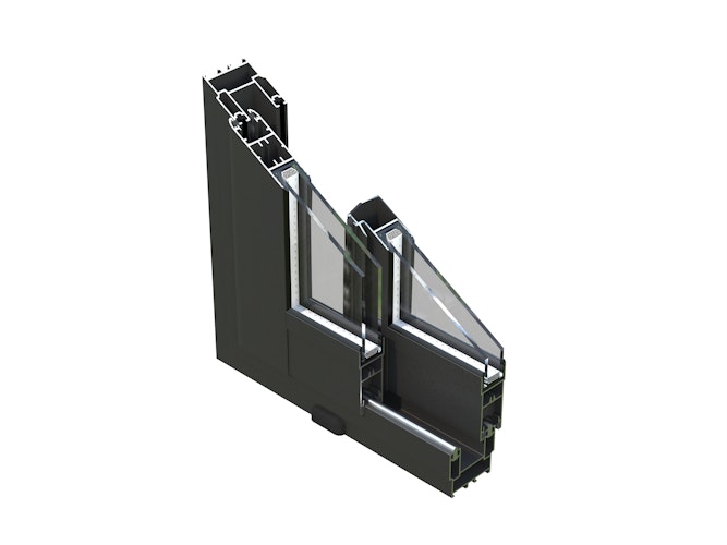 Palmako Glashaus Saga 16,6 m² Slide Plus