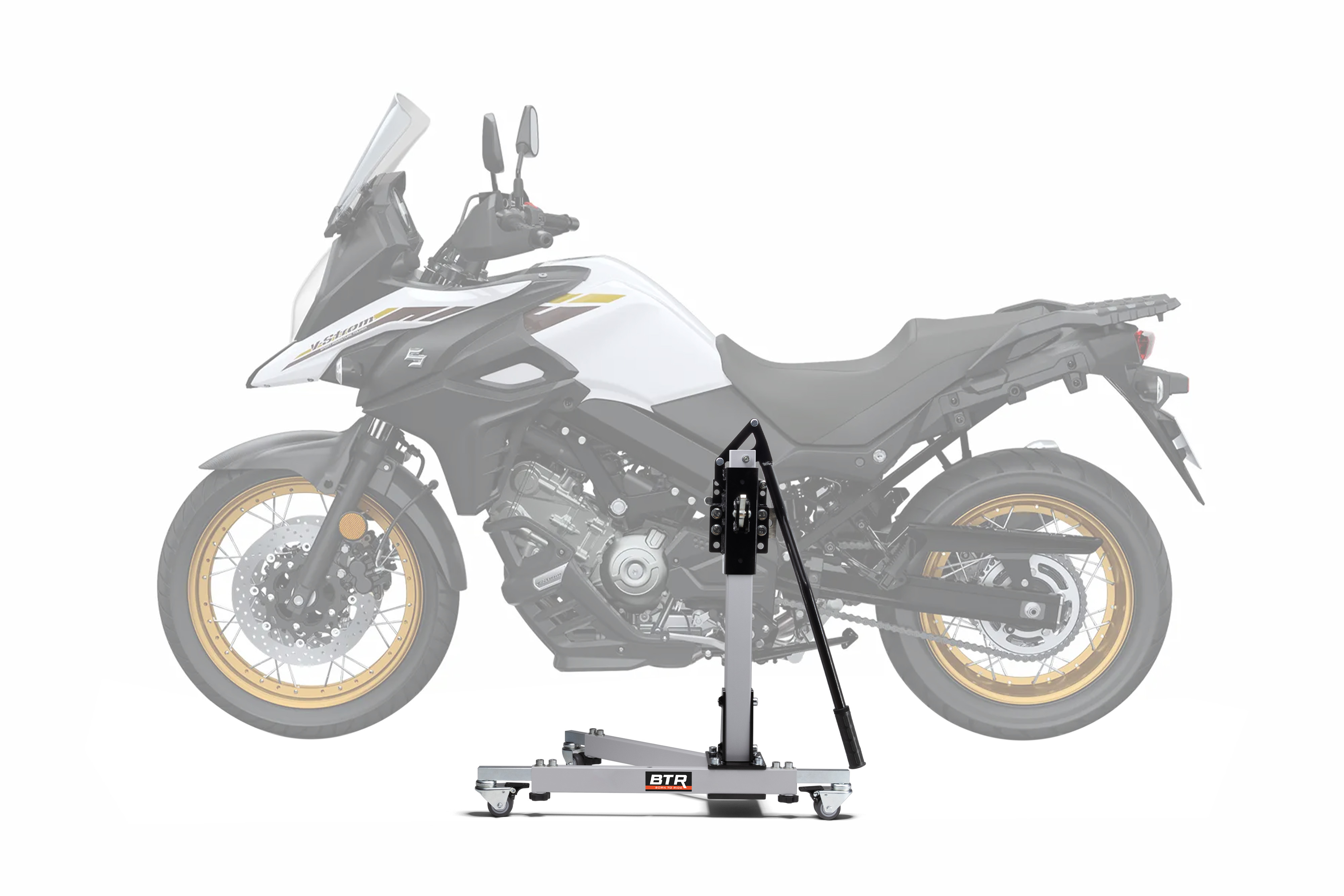 Zentralständer EVOLIFT® für Suzuki V-Strom 650 / XT 04-22 Shadow Edition (Grundfarbe: Grau)