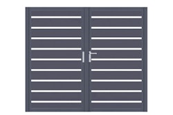 dz VIDUAL Swing Doppeltor Line 150 x 20 mm Rechteckprofil  Distanz 28 mm symmetrisch