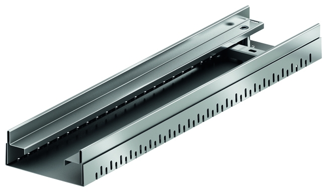 ACO Profiline Ausgleichselement Ende, Baubreite 100 mm-Stahl verzinkt-108 - 168 mm