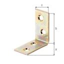 Vorschaubild Stuhlwinkel schwer verz. 40x40x20x2,5 mm
