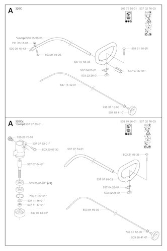 Husqvarna Motorsensen/Freischneider 20023100001 326Rx