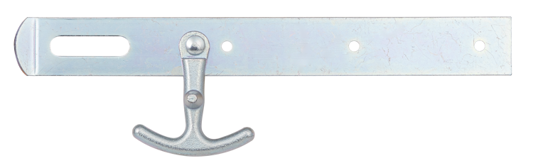 Alberts® Überfalle, mit Haken, galv. verzinkt dickschichtpassiviert, LxB Überfalle: 250x30 mm 316389