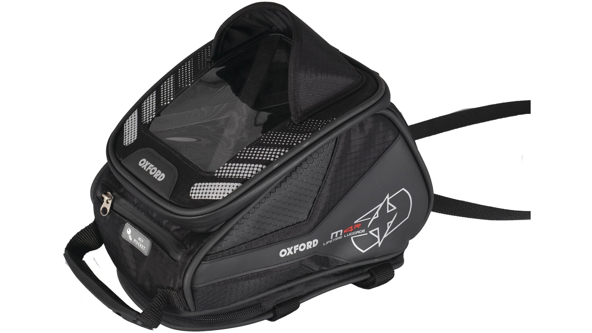 Oxford Tankrucksack schwarz, Tankrucksack "M4R" 4 l Volumen, Maße B x H x T: 28 x 20 x 14 cm