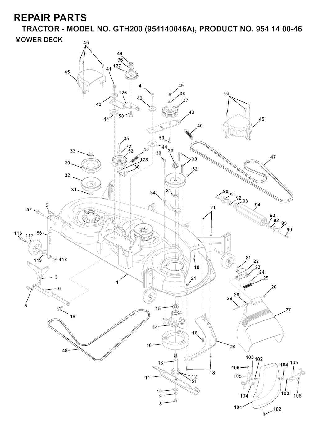 Explosionszeichnung Ersatzteile
