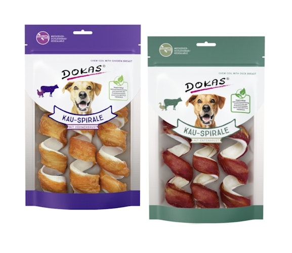 DOKAS Snack_Mix Kau-Spiralen 2x110g Hundesnacks