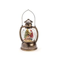 Konstsmide Weihnachtsbeleuchtung  LED Kugellaterne Weihnachtsmann H 20cm