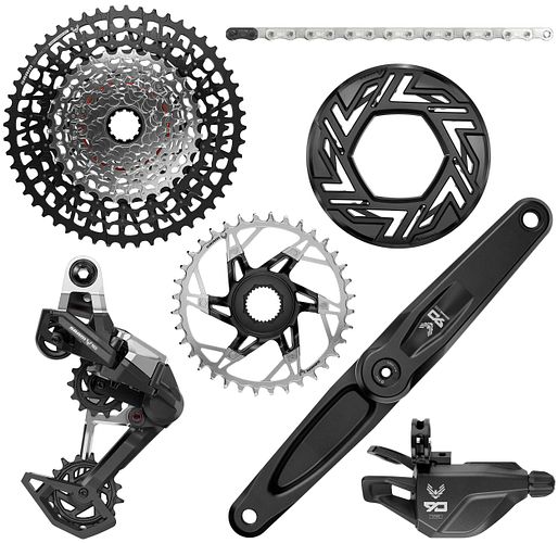 SRAM Schaltgruppen-Set Eagle 90 Transmission E-Bike für Bosch Antrieb mit ISIS Kurbelsatz 16