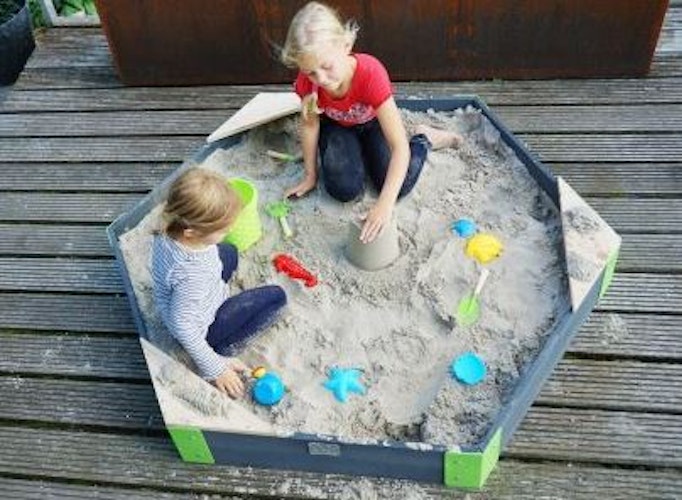 EXIT Aksent sechseckiger Sandkasten Größe M