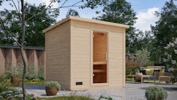 Karibu Gartensauna Saunahaus Caapi 4 inkl. gratis Sauna-Zubehörset im Wert von 234,94 €