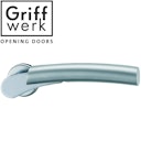 Vorschaubild GRIFFWERK Griffpaar für Schlosskasten RAFFAELA-Chrom/Perla Silbermatt