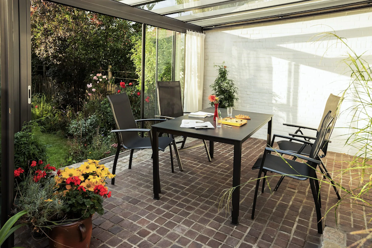 Kettler Multipositionssessel LEGATO CURVE, Aluminium Anthrazit / Outdoorgewebe Anthrazit