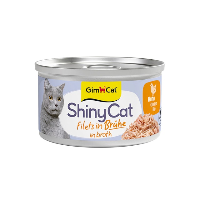 GimCat ShinyCat Brühe 70g-Dose  KatzennassfutterVorschaubild