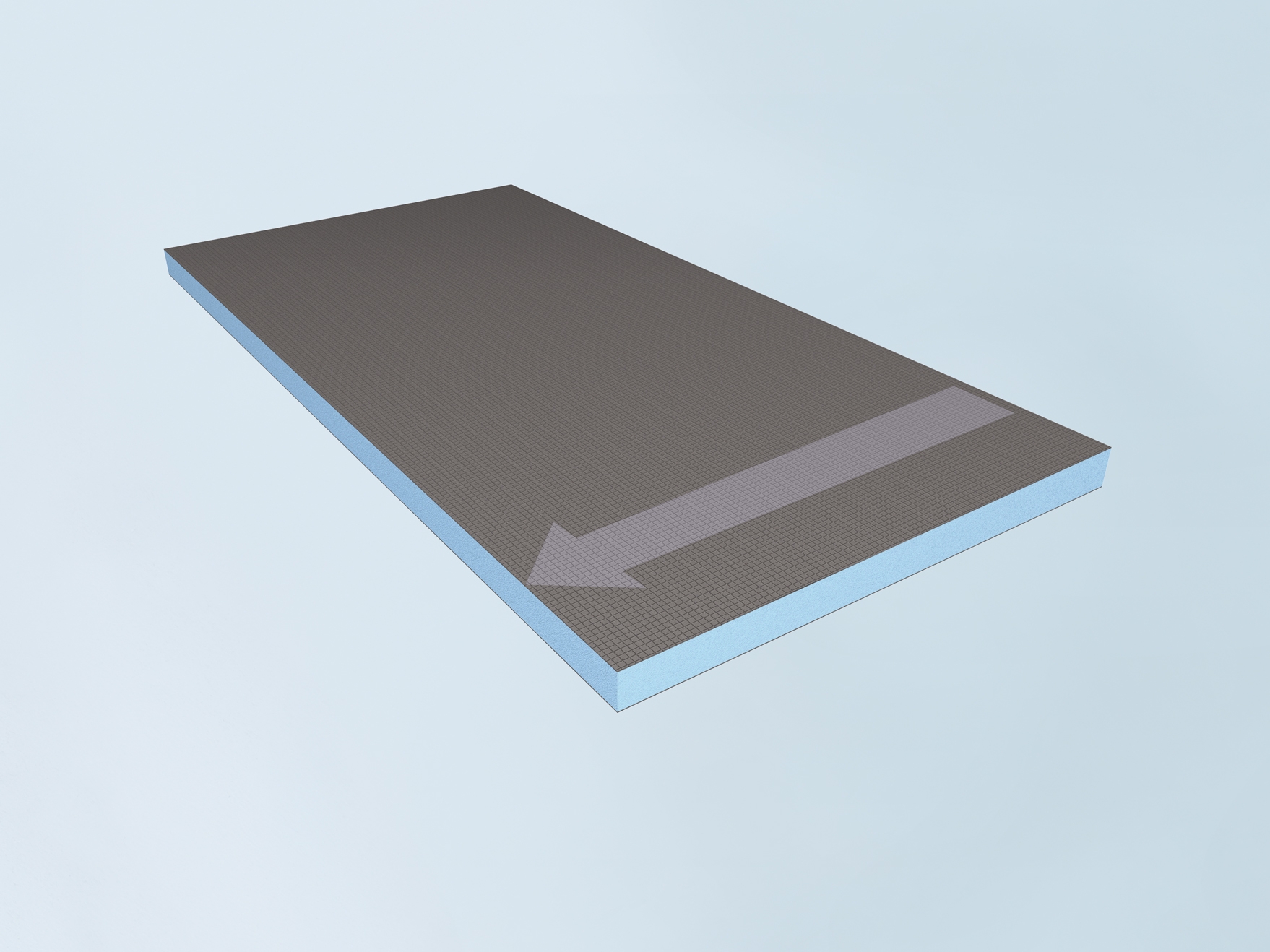 WEDI Fundo Primo Gefälleplatte-600x1200x40/46 mm