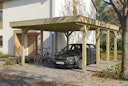 Vorschaubild Skan Holz Friesland - Flachdach Carport aus Nadelholz Breite 402 cm