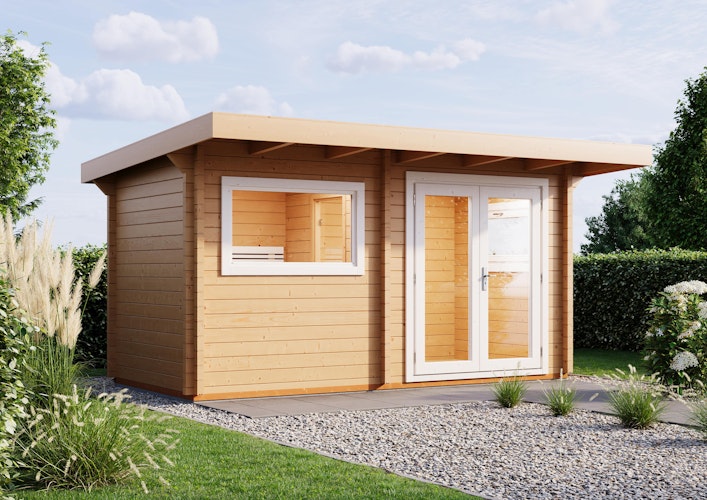 Infraworld Gartensauna Bella 3 - 70 mm