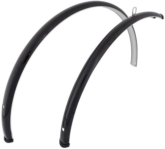 CONTEC Schutzblech-Set Splash Protect 27/28 Zoll schwarz schwarz glänzend