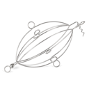 Vorschaubild Petromax Geflügel-Grillkorb mit Kette und Haken