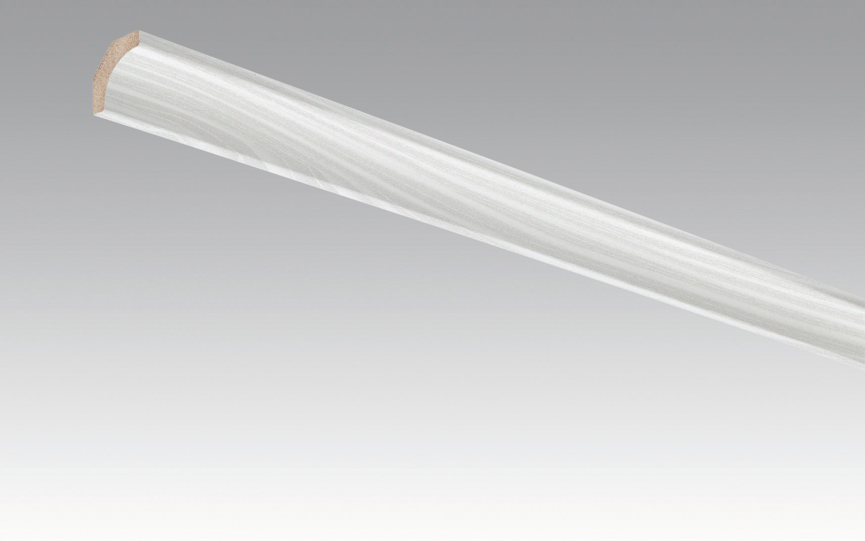 MEISTER Hohlkehlleiste 22/22 mm  Silberesche 330 - 2380 mm