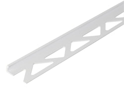 Alberts® Fliesen-Abschlussprofil, Kunststoff, weiß, Breite 23,5mm, Länge 2,5m