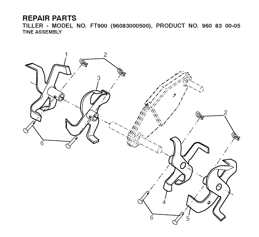 Explosionszeichnung Ersatzteile