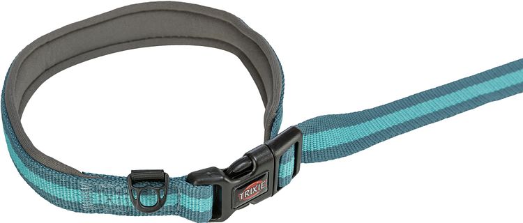 TRIXIE Joggingleine, 1,33–1,80 m/20 mm, petrol/aqua