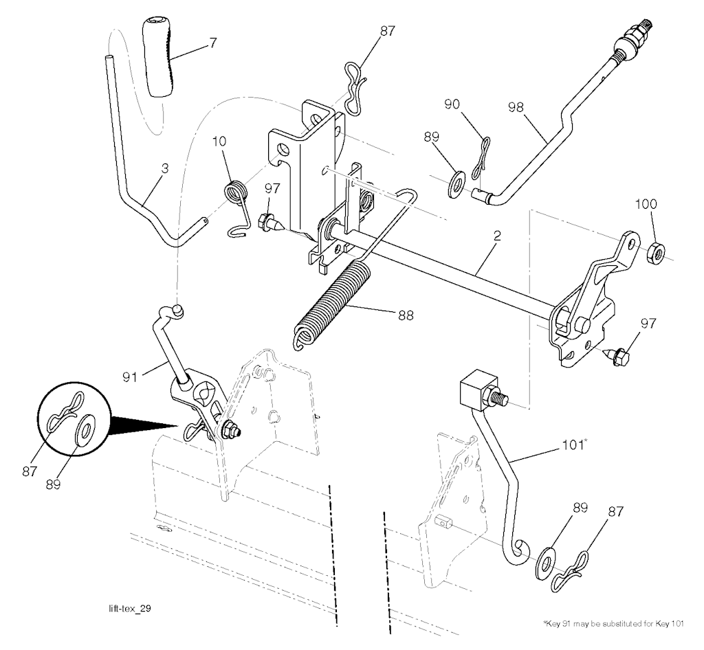 Explosionszeichnung Ersatzteile
