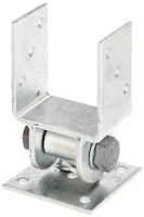 Alberts® Pfostenträger mit beweglichem Oberteil für schräge Mauern Breite: 91mm Tiefe: 60mm
